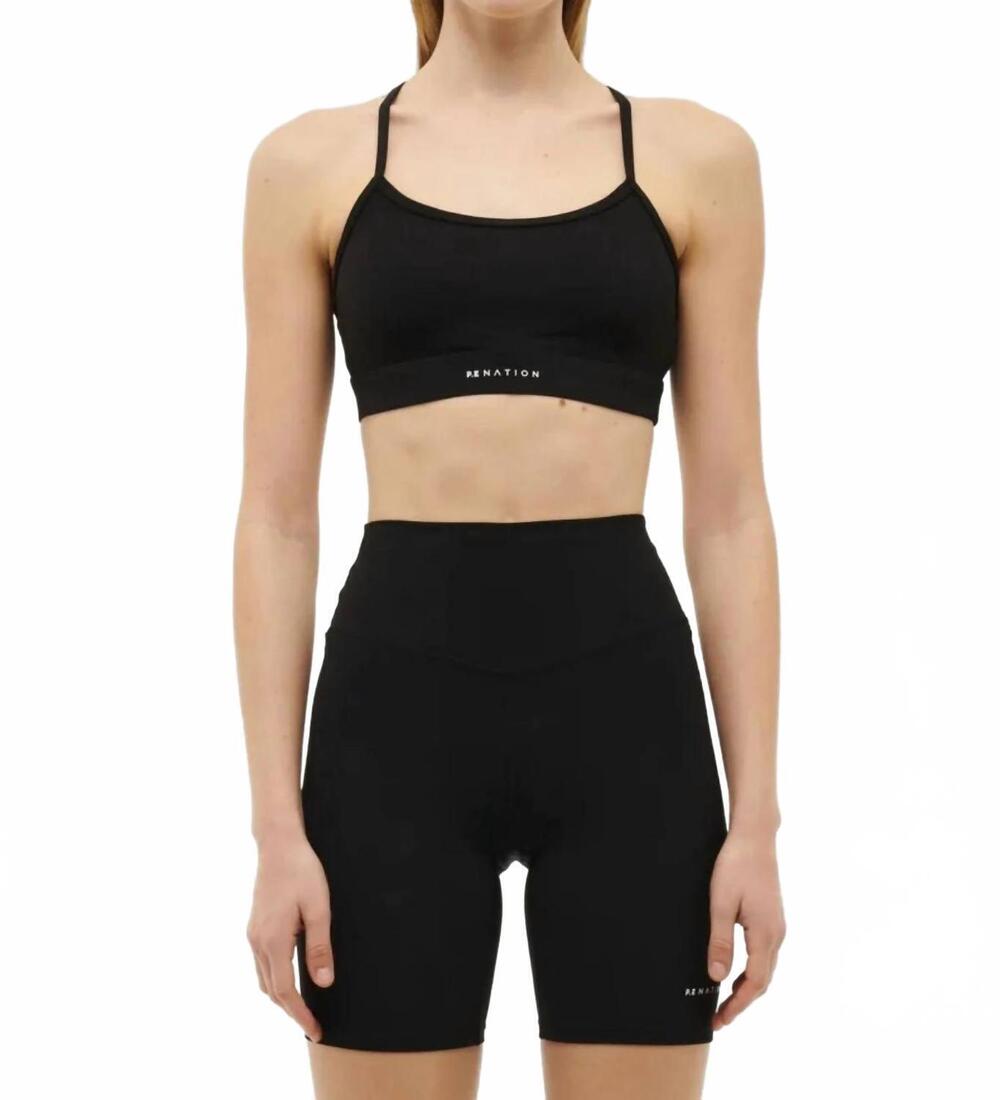 NEW P.E. NATION signature sports bra in black